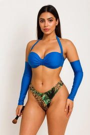 Tropical Jungle Glam Bikini Set