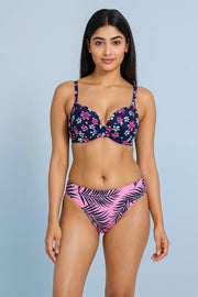 Shiware Tropical Floral Mix Bikini Set